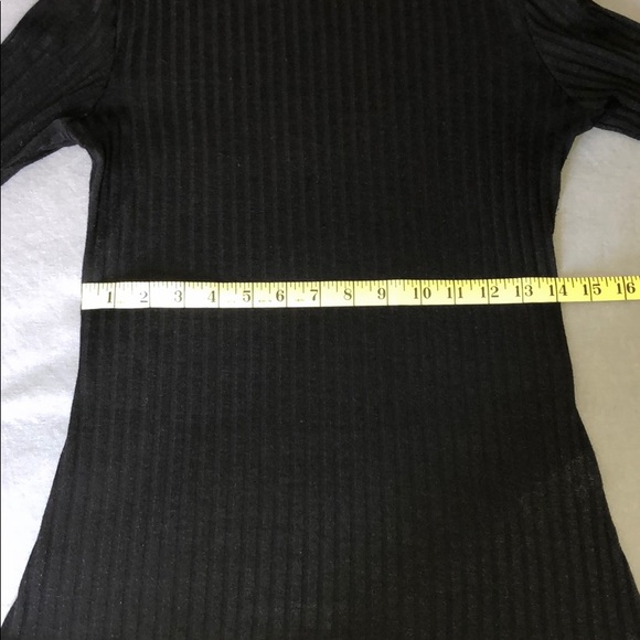 DYNAMITE RIBBED MOCK NECK SWEATER - Picture 7 of 8